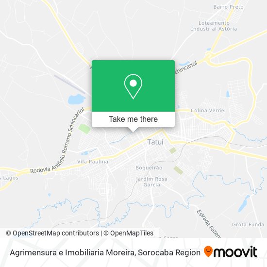 Agrimensura e Imobiliaria Moreira map