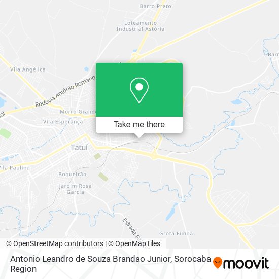 Mapa Antonio Leandro de Souza Brandao Junior