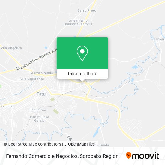 Fernando Comercio e Negocios map