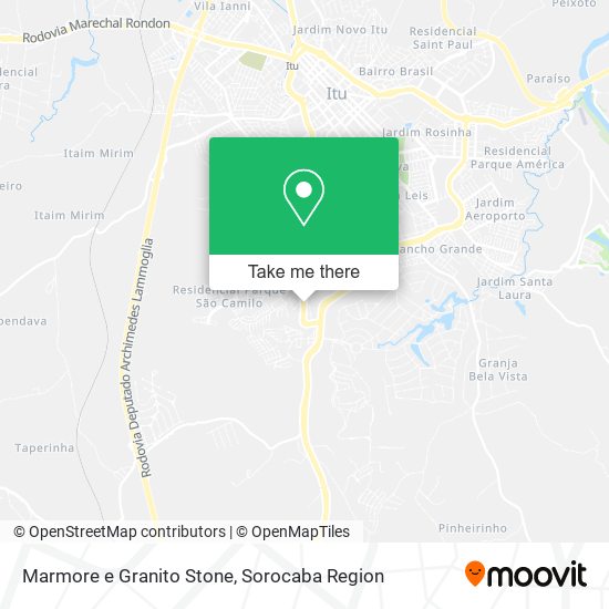 Marmore e Granito Stone map