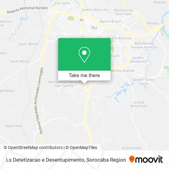 Mapa Ls Detetizacao e Desentupimento