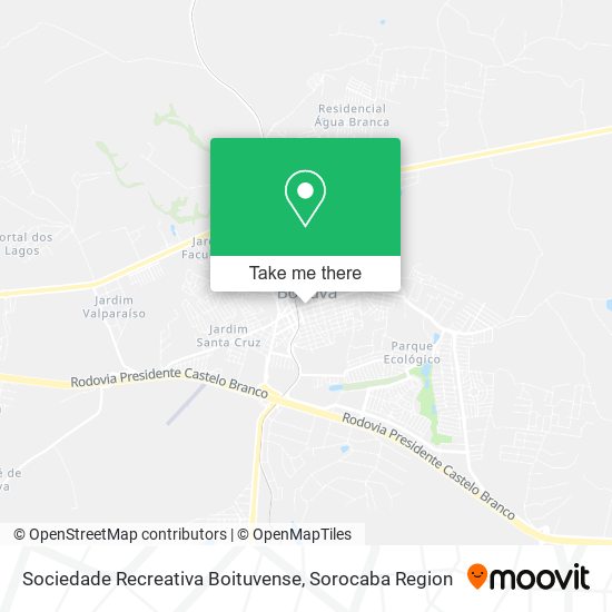 Sociedade Recreativa Boituvense map