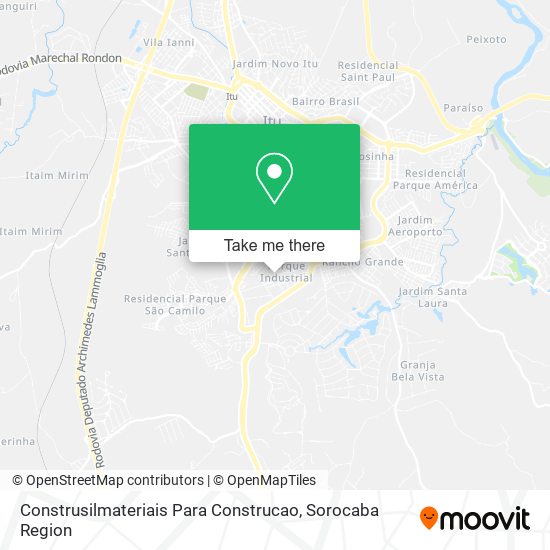 Mapa Construsilmateriais Para Construcao