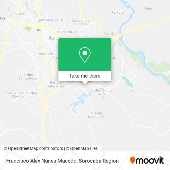 Francisco Alex Nunes Macedo map