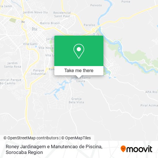 Mapa Roney Jardinagem e Manutencao de Piscina