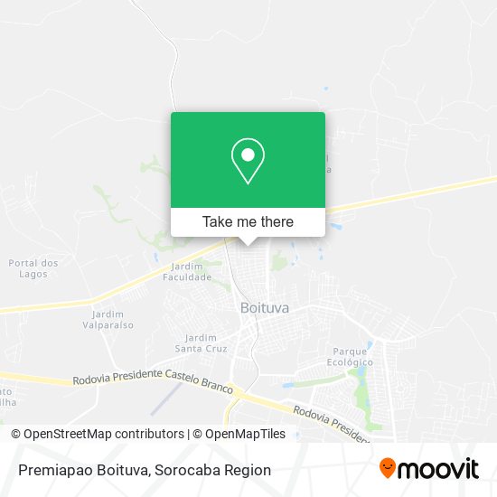 Premiapao Boituva map