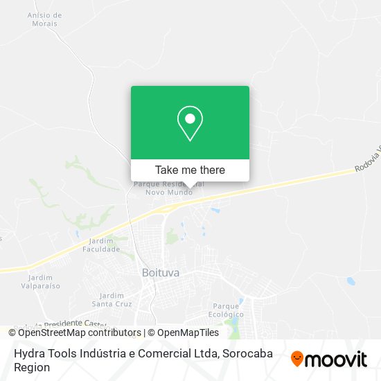 Mapa Hydra Tools Indústria e Comercial Ltda