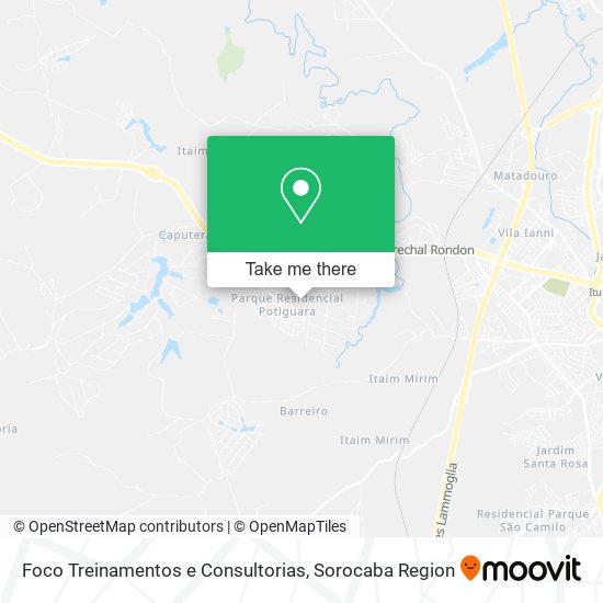 Foco Treinamentos e Consultorias map