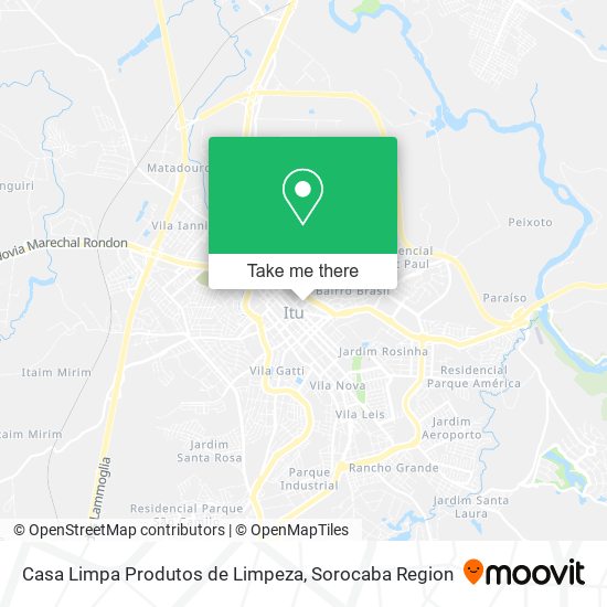 Mapa Casa Limpa Produtos de Limpeza