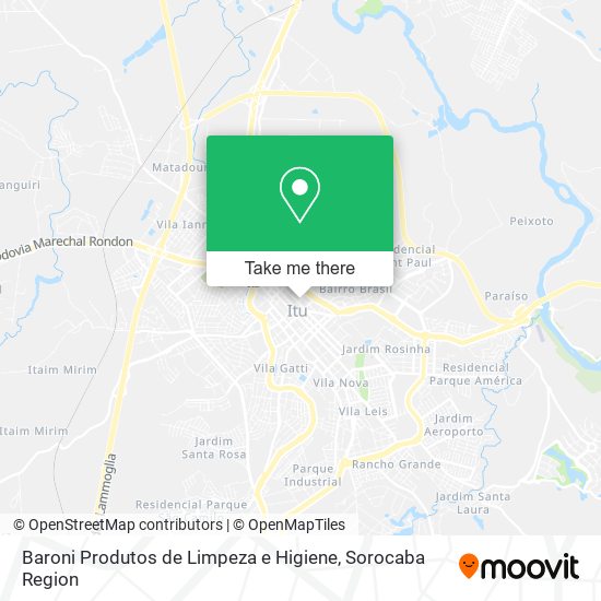 Baroni Produtos de Limpeza e Higiene map