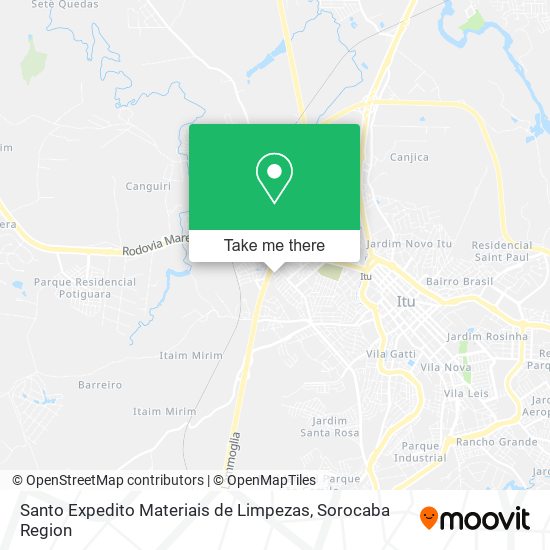 Santo Expedito Materiais de Limpezas map