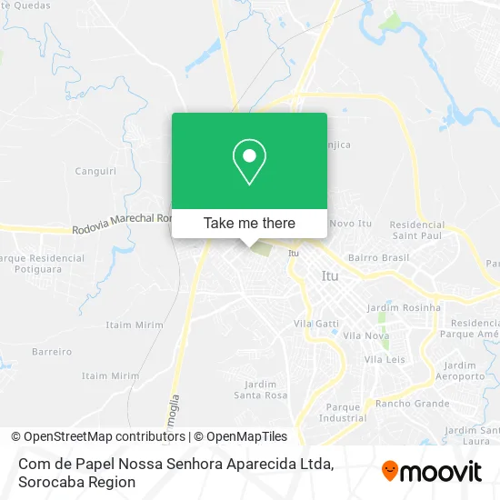 Com de Papel Nossa Senhora Aparecida Ltda map