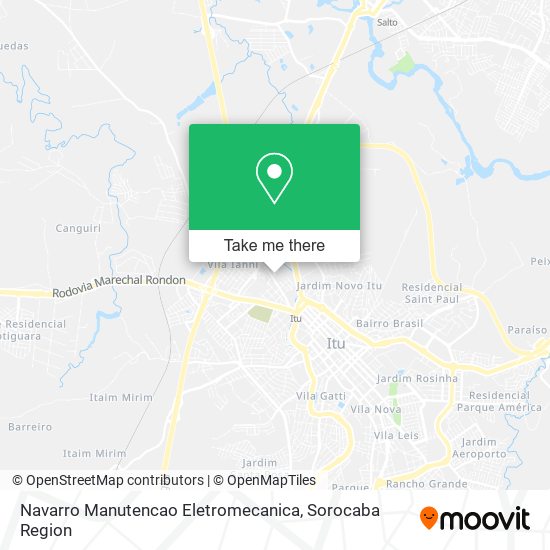 Mapa Navarro Manutencao Eletromecanica