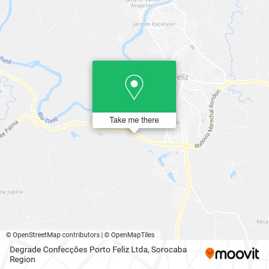 Degrade Confecções Porto Feliz Ltda map