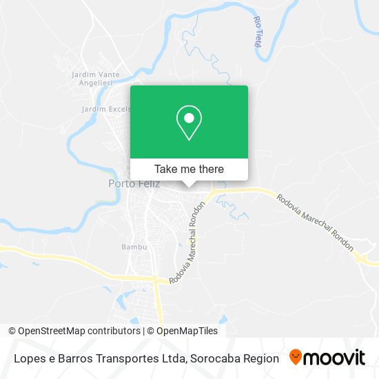 Mapa Lopes e Barros Transportes Ltda