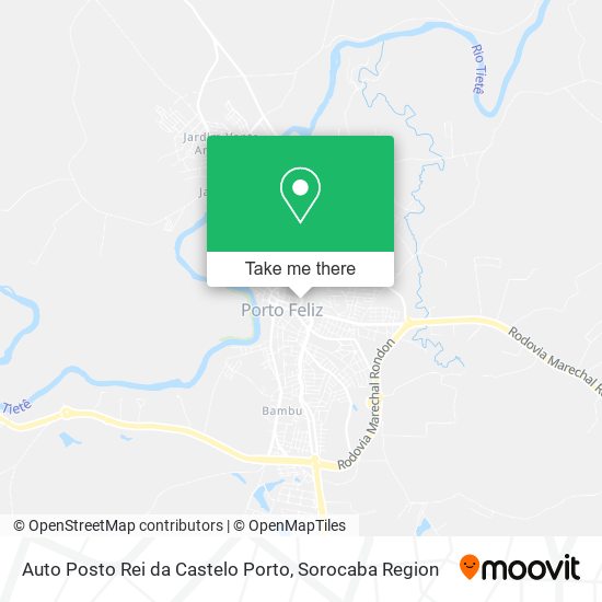 Auto Posto Rei da Castelo Porto map