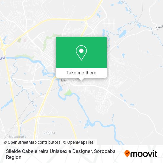 Mapa Sileide Cabeleireira Unissex e Designer