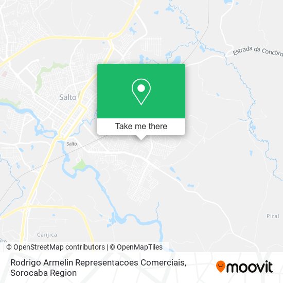 Rodrigo Armelin Representacoes Comerciais map