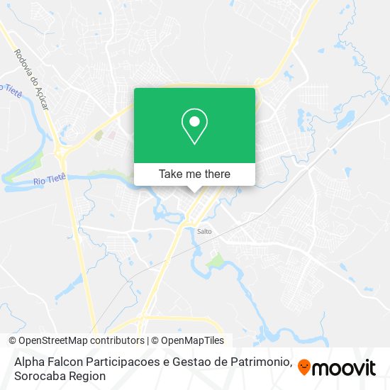 Alpha Falcon Participacoes e Gestao de Patrimonio map