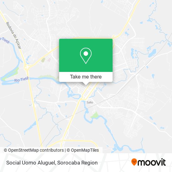Social Uomo Aluguel map
