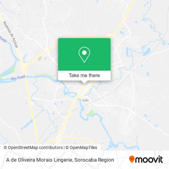 A de Oliveira Morais Lingerie map
