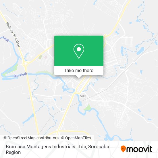 Mapa Bramasa Montagens Industriais Ltda