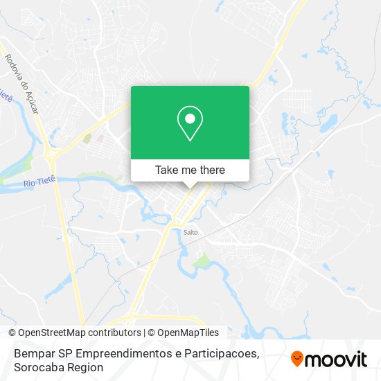 Mapa Bempar SP Empreendimentos e Participacoes