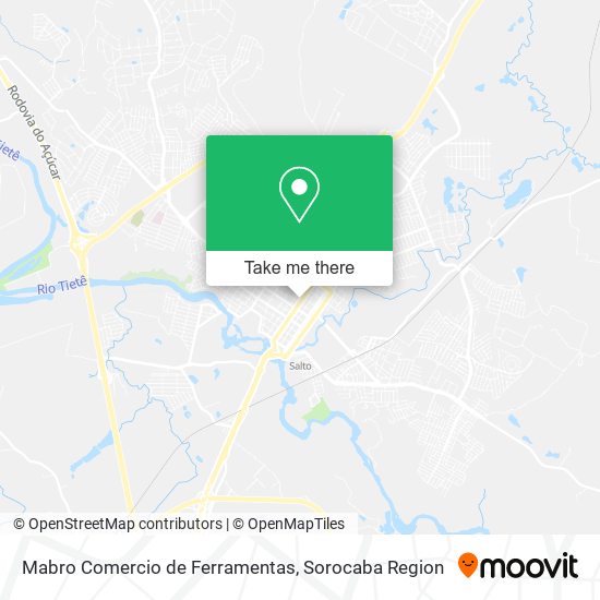 Mabro Comercio de Ferramentas map