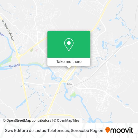 Sws Editora de Listas Telefonicas map