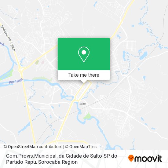 Com.Provis.Municipal, da Cidade de Salto-SP do Partido Repu map