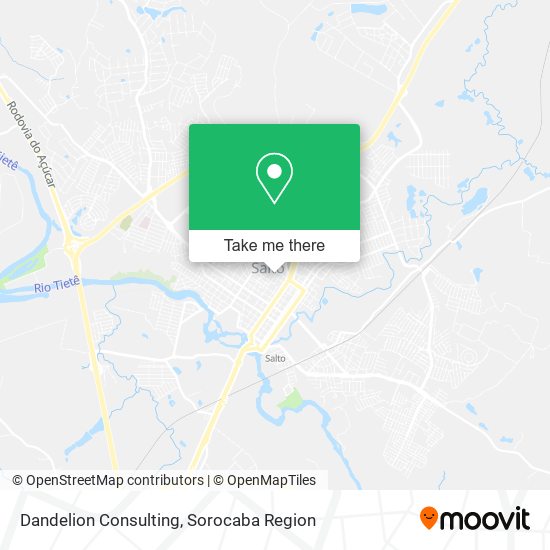Mapa Dandelion Consulting