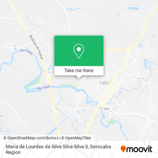 Maria de Lourdes da Silva Silva Silva S map
