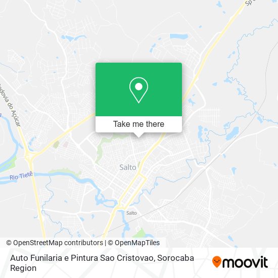 Auto Funilaria e Pintura Sao Cristovao map