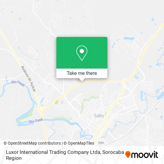 Mapa Luxor International Trading Company Ltda