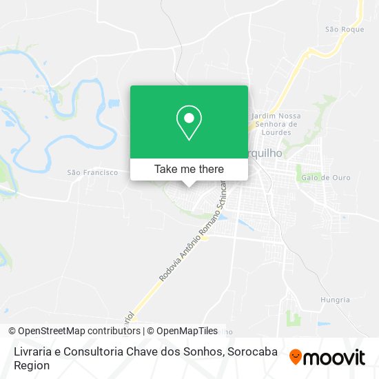 Livraria e Consultoria Chave dos Sonhos map