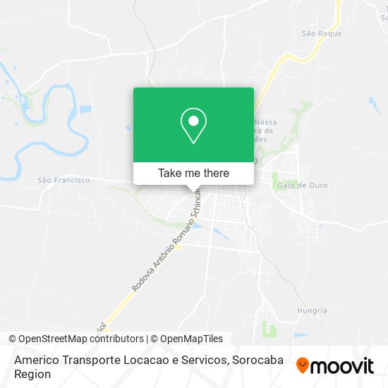 Americo Transporte Locacao e Servicos map