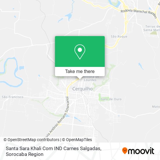 Santa Sara Khali Com IND Carnes Salgadas map