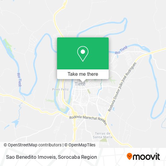 Sao Benedito Imoveis map