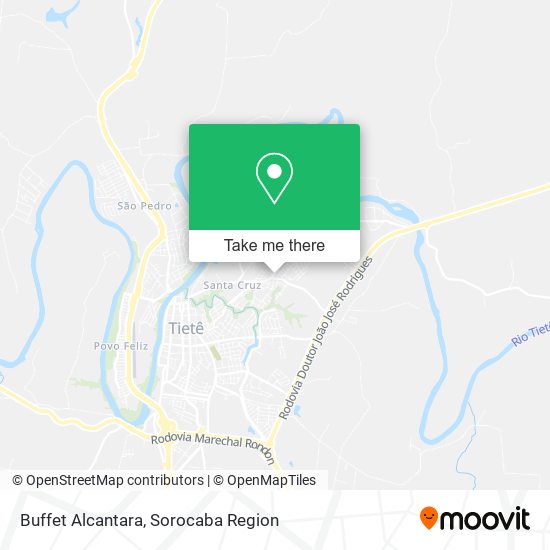 Buffet Alcantara map