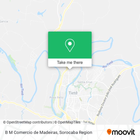 B M Comercio de Madeiras map