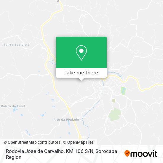 Rodovia Jose de Carvalho, KM 106 S / N map