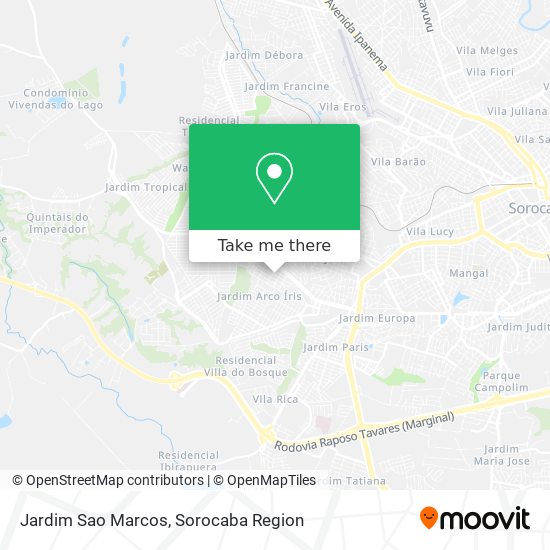 Mapa Jardim Sao Marcos