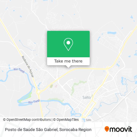 Posto de Saúde São Gabriel map