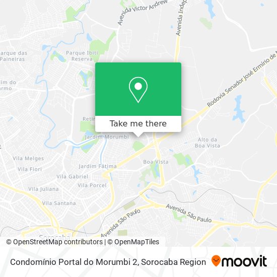 Condomínio Portal do Morumbi 2 map