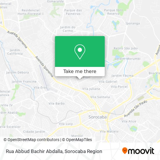 Mapa Rua Abbud Bachir Abdalla