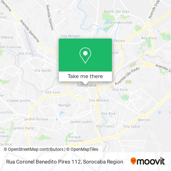 Rua Coronel Benedito Píres 112 map