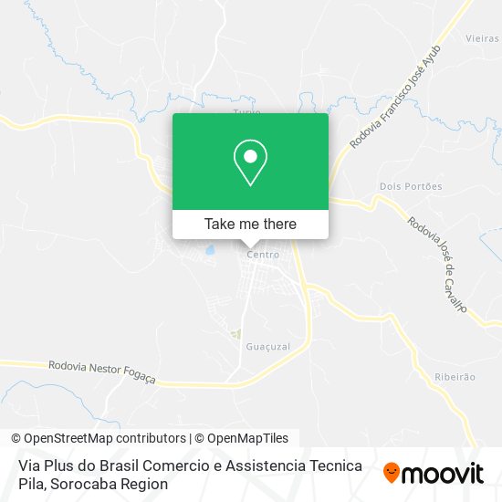 Via Plus do Brasil Comercio e Assistencia Tecnica Pila map