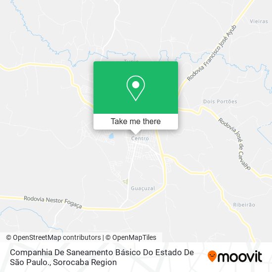 Companhia De Saneamento Básico Do Estado De São Paulo. map