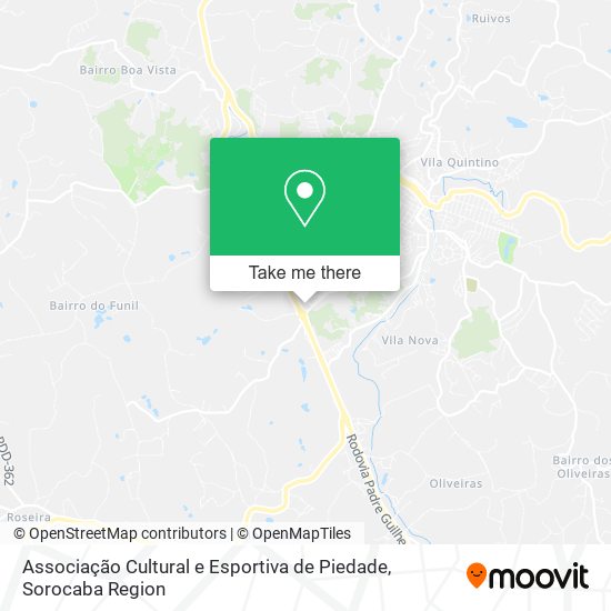 Associação Cultural e Esportiva de Piedade map