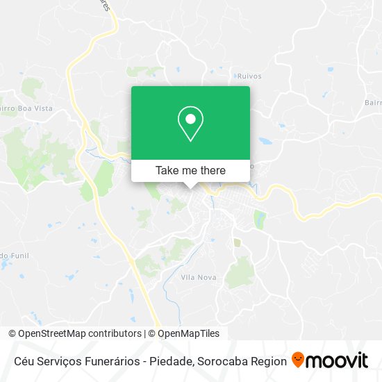 Céu Serviços Funerários - Piedade map